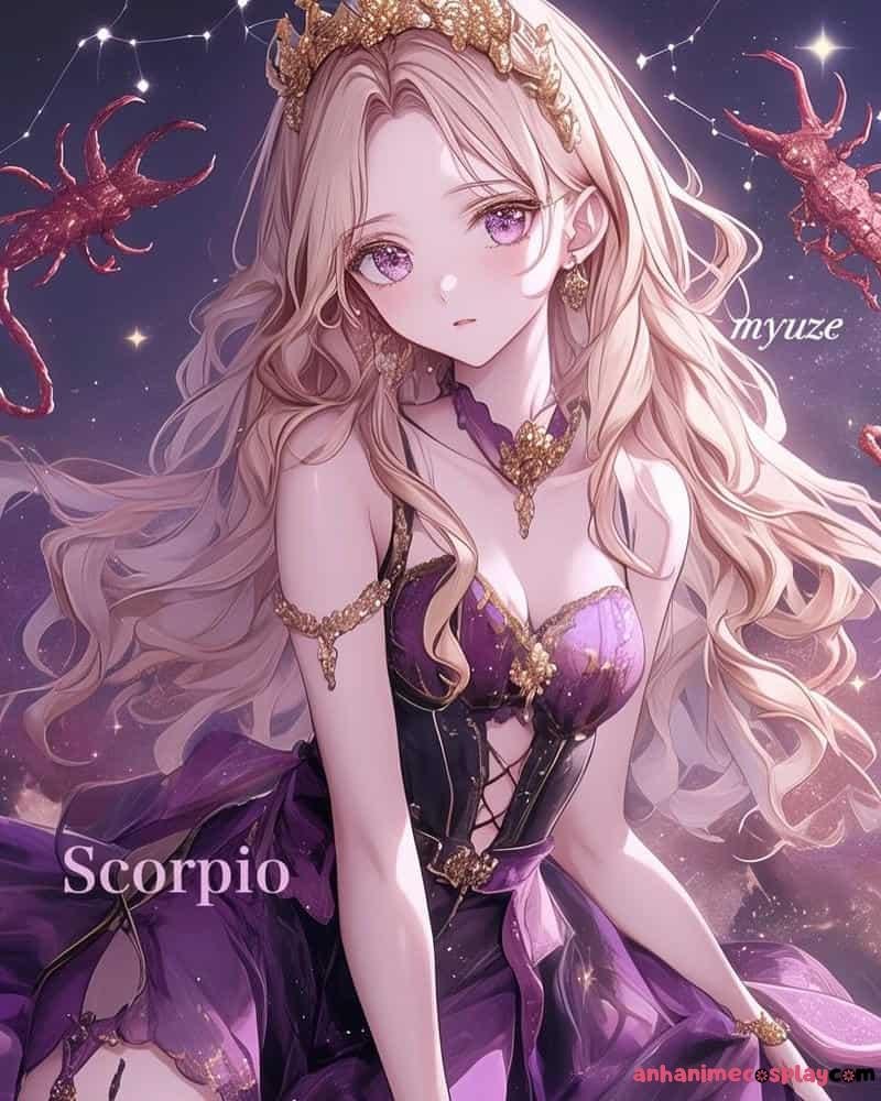 cung bọ cạp nữ anime